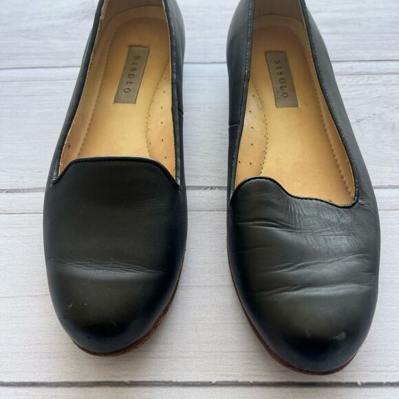 Nisolo 8 Black Leather Loafers - Picture 2 of 6
